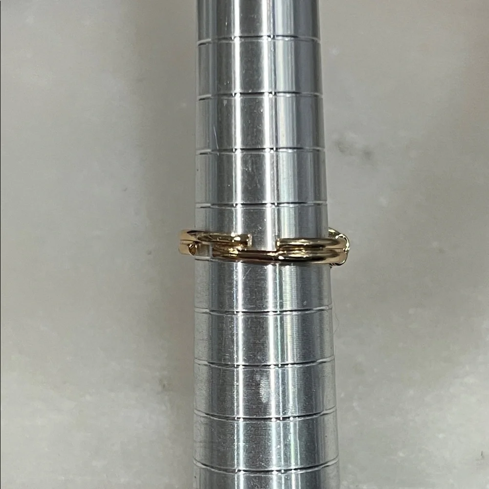 Elegant Gold and Brown Jasper Stone Ring